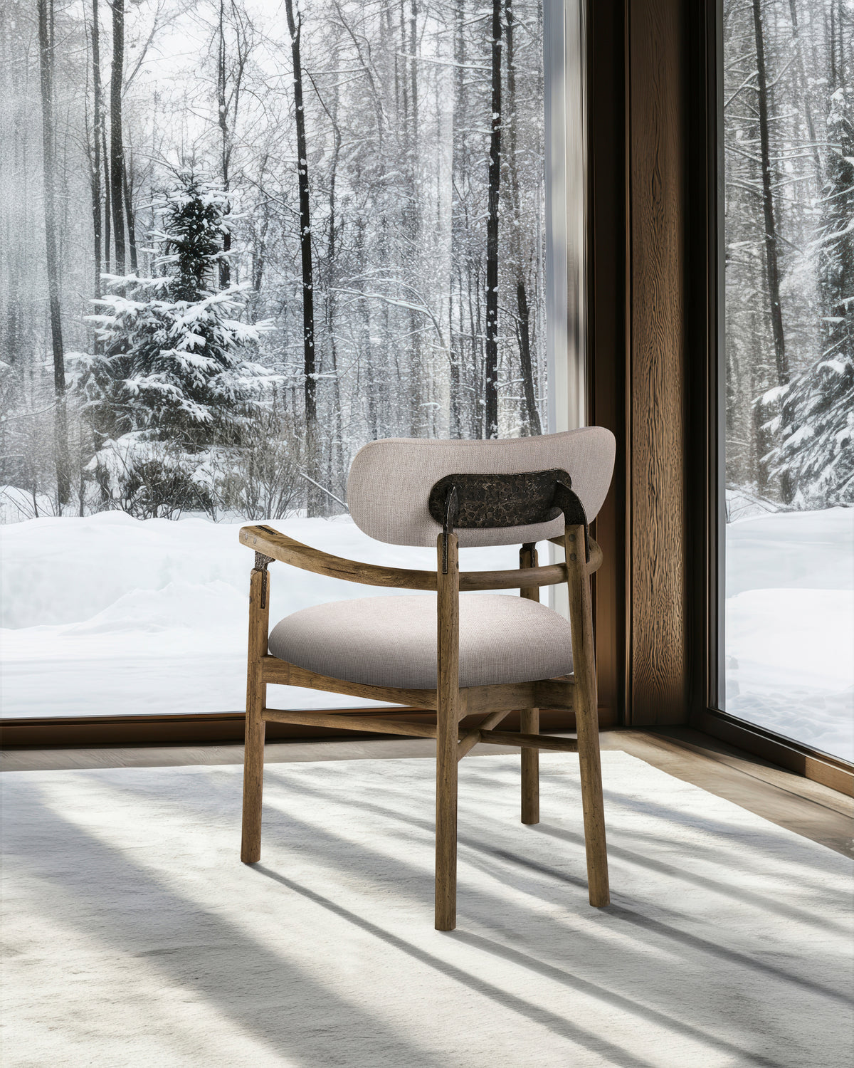 Stone Ridge Upholstered Dining Arm Chair