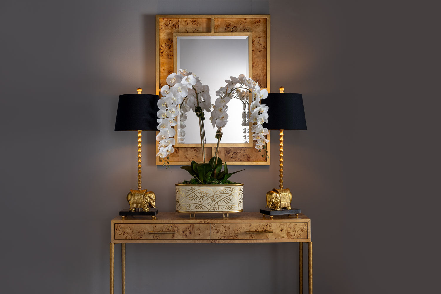 Monarch Burlwood Console