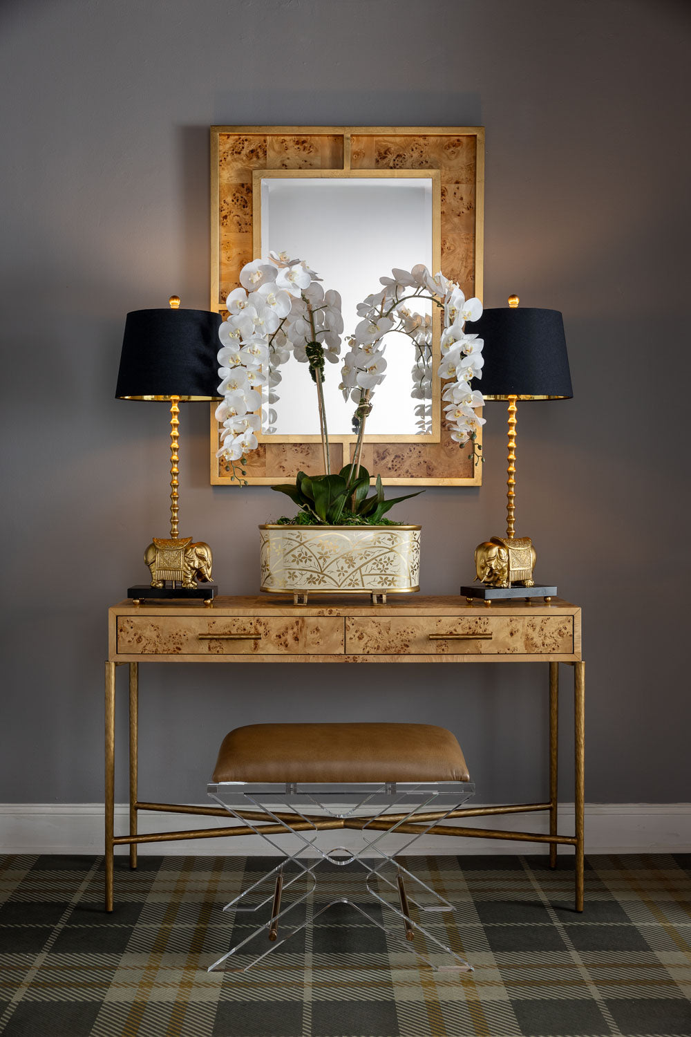 Monarch Burlwood Console