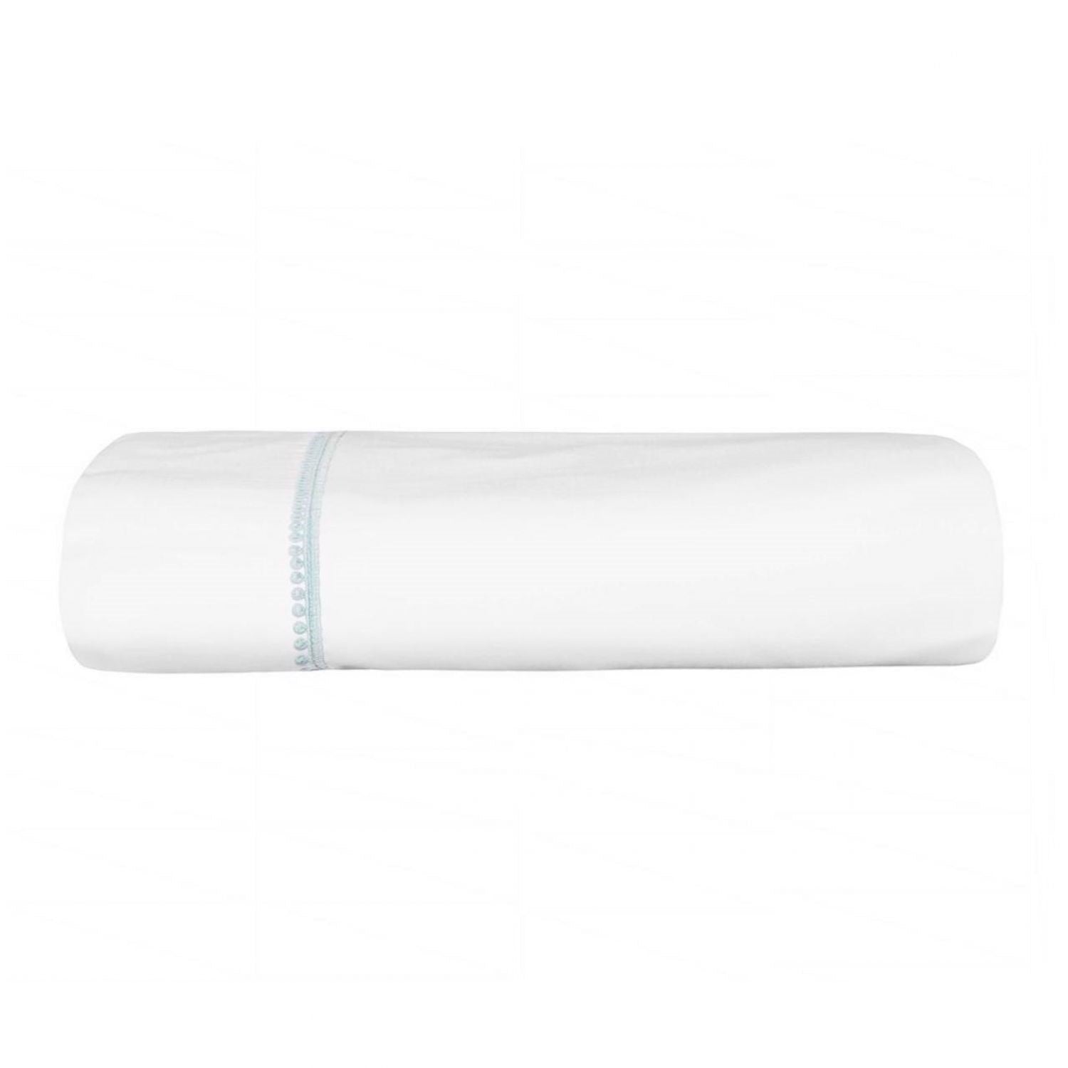 Bitsy Dots - Sheet Set (White/Aqua)