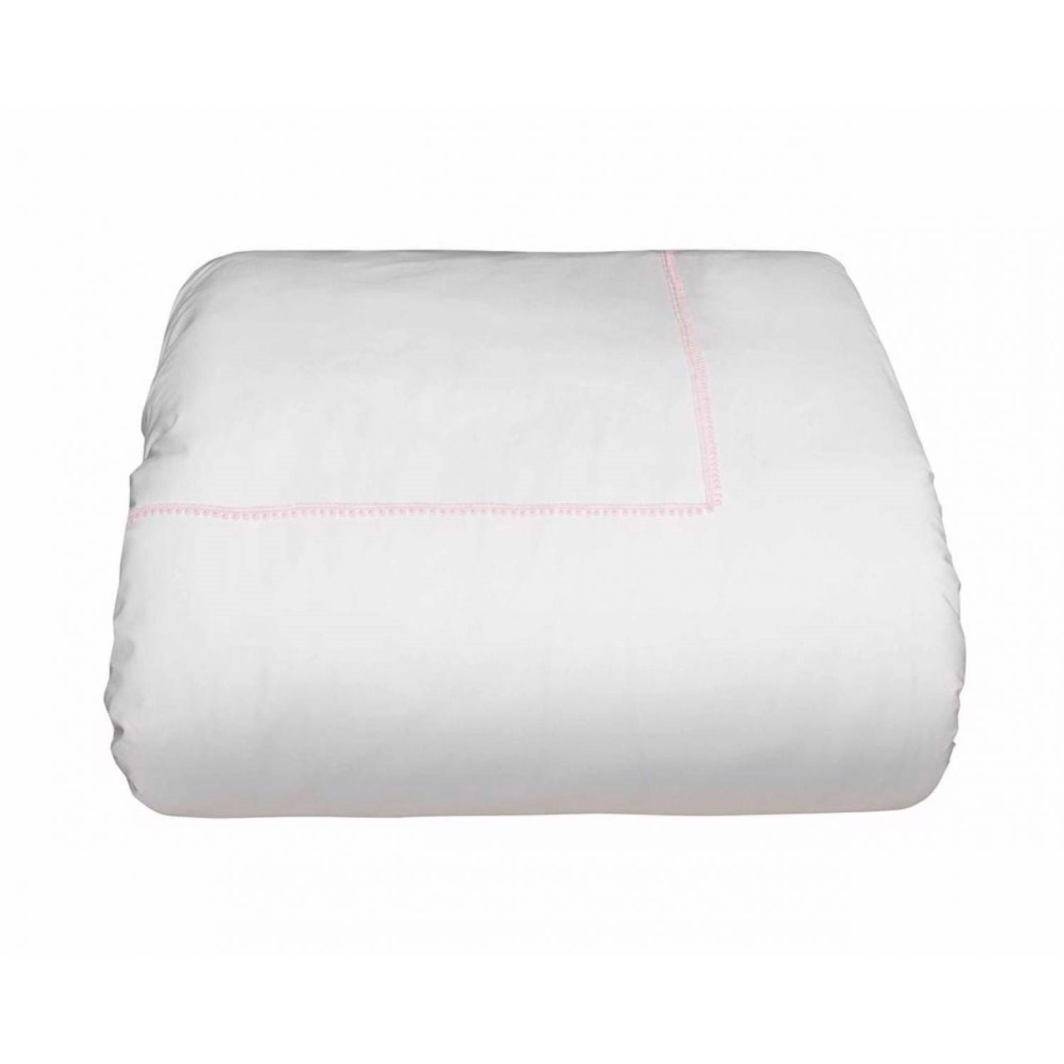 Bitsy Dots - Duvet Cover (White/Light Pink)