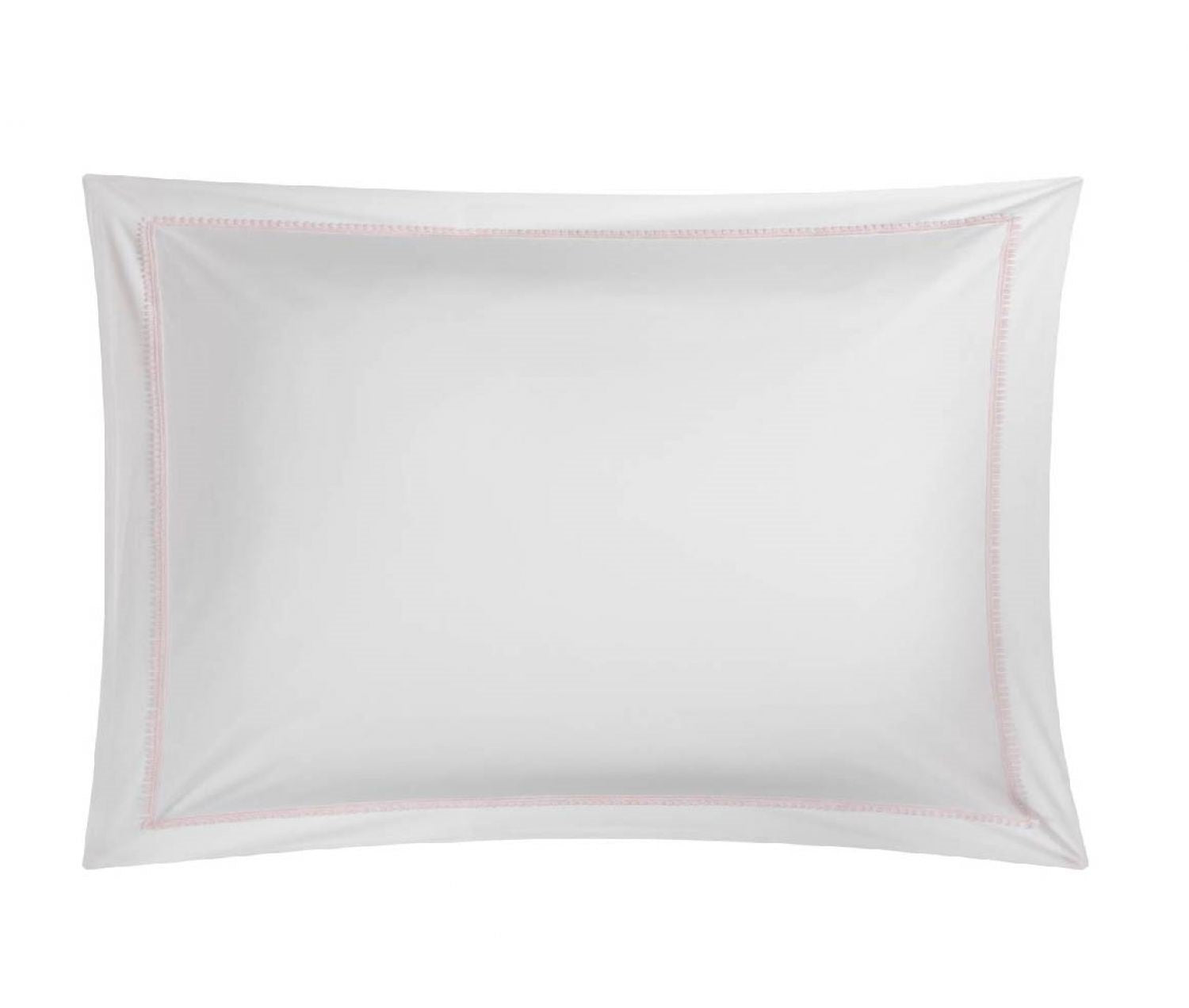Bitsy Dots - Shams (White/Light Pink)