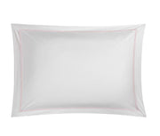 Bitsy Dots - Shams (White/Light Pink)