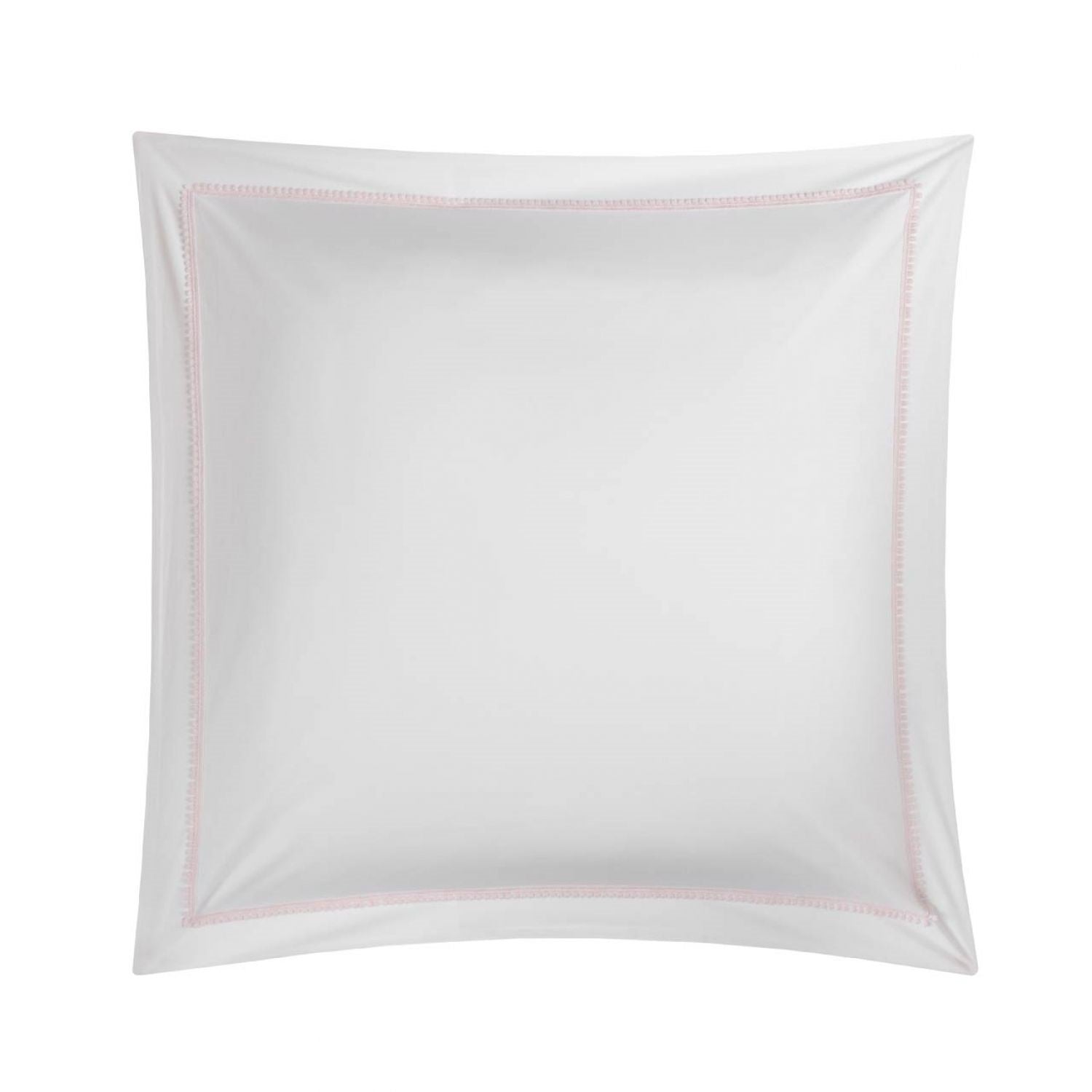 Bitsy Dots - Shams (White/Light Pink)