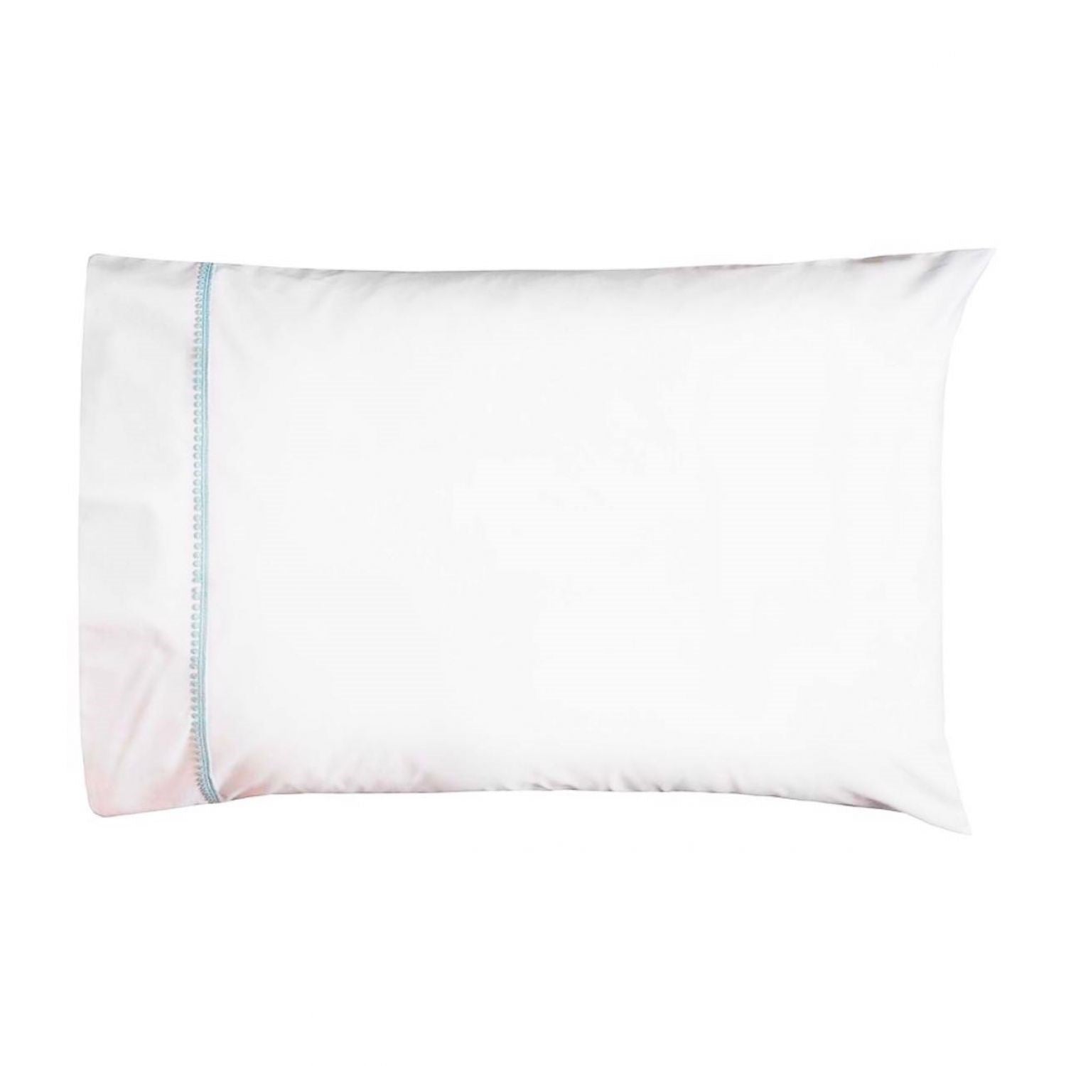 Bitsy Dots - Pillowcase (White/Aqua) Set of 2