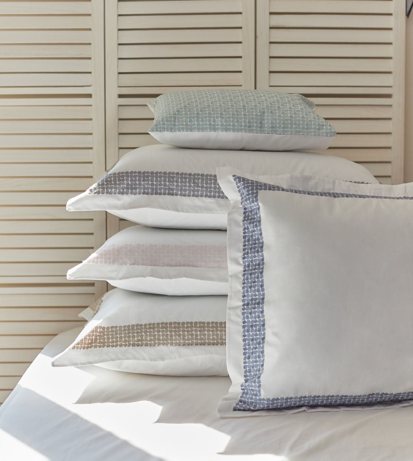 Lagos - Duvet Cover (White/Blue)