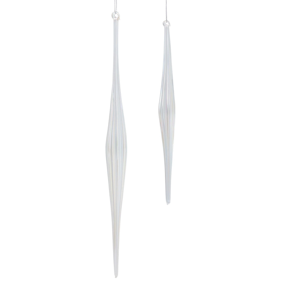 Prism Icicle Ornament - Set of 6