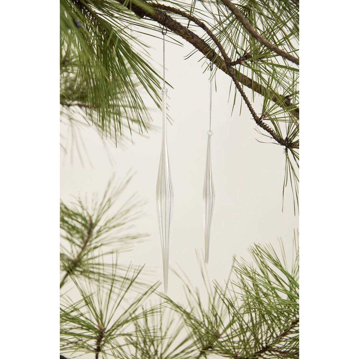 Prism Icicle Ornament - Set of 6
