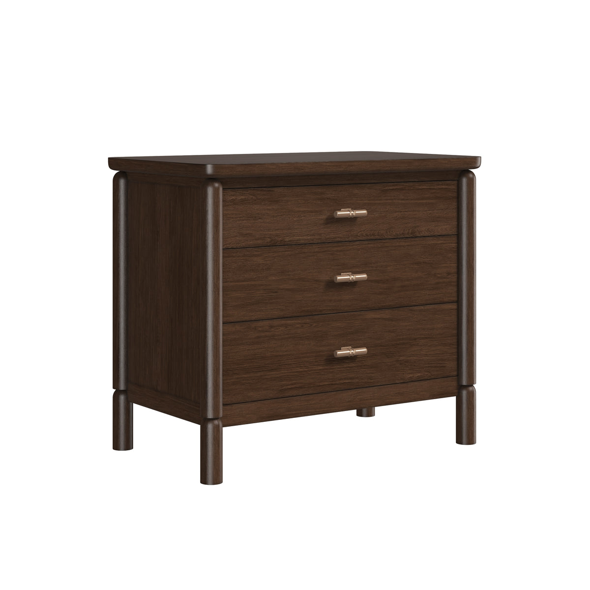 Verge 3-Drawer Nightstand