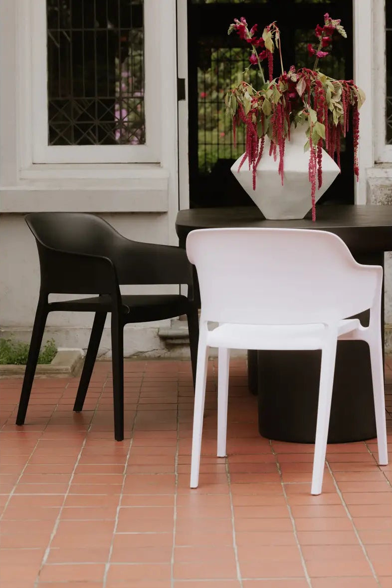 Bodhi Outdoor Dining Chair White - Set of 2