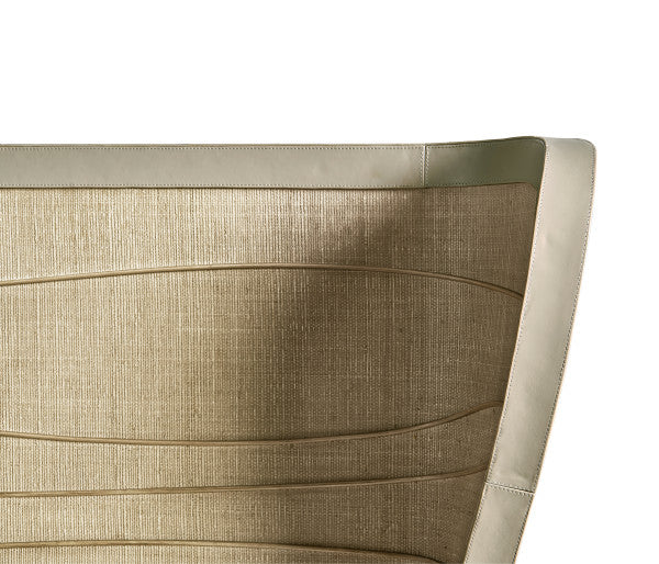 Water Seiche Woven Wing Wave King Bed