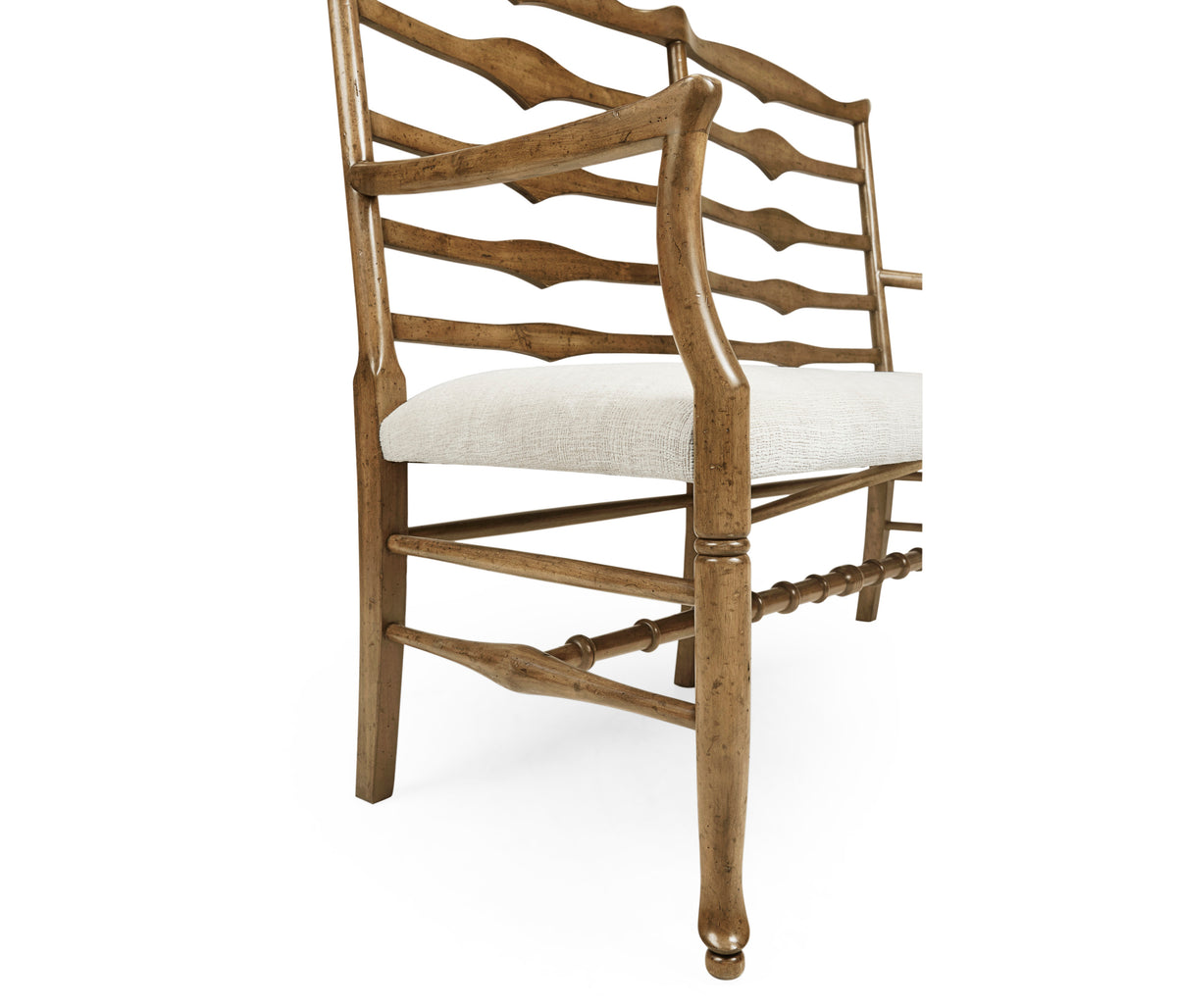 Casual Ladderback Bench