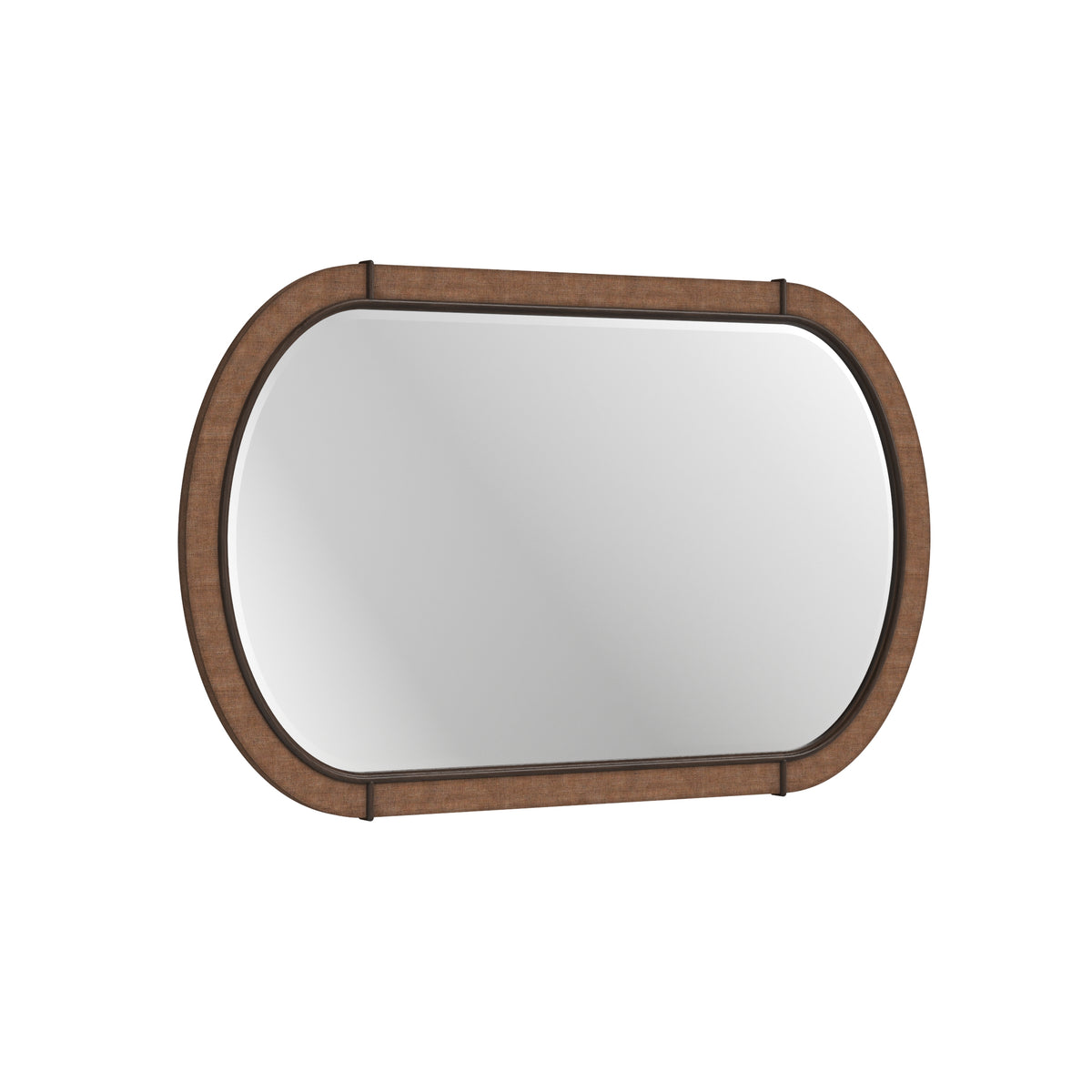 Verge Woven Oval Mirror