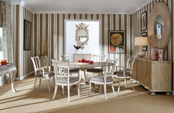 William Yeoward Lacock Table in Venetian White Oak