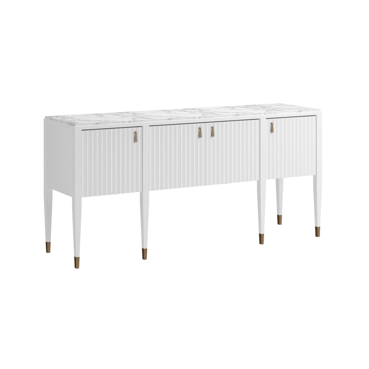Eave Stone Top Sideboard - Uplifting White