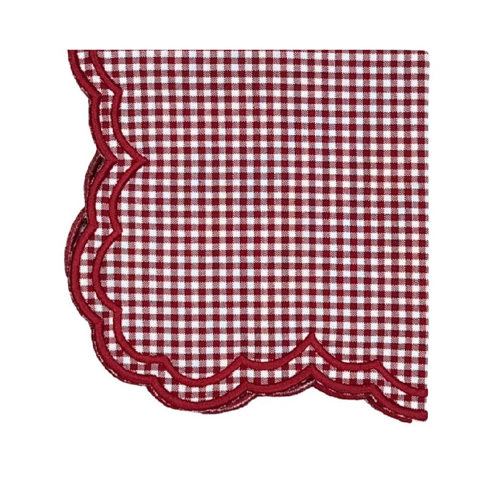 Bettina Napkin Red Gingham (Set of 4)