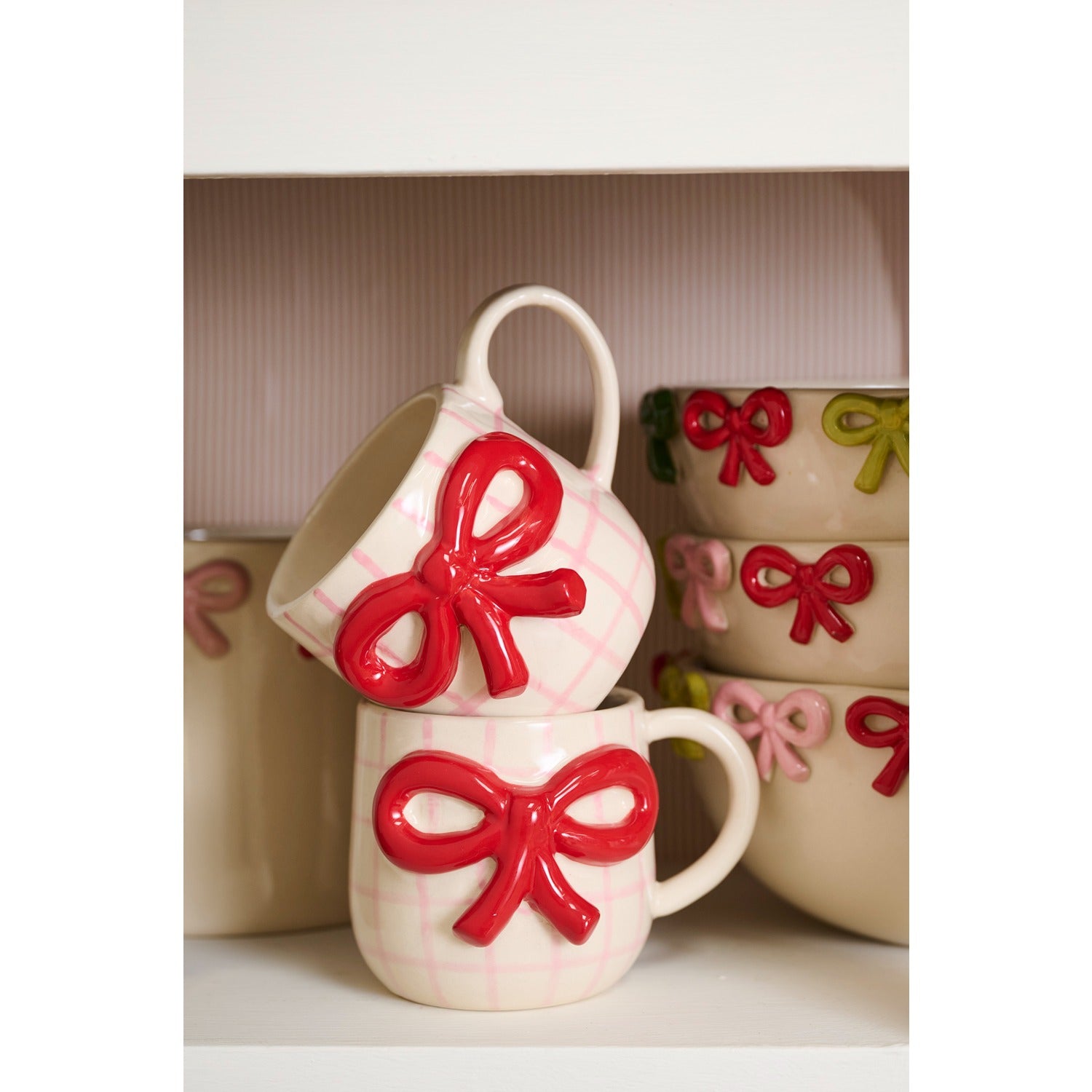 Red Bow Mug