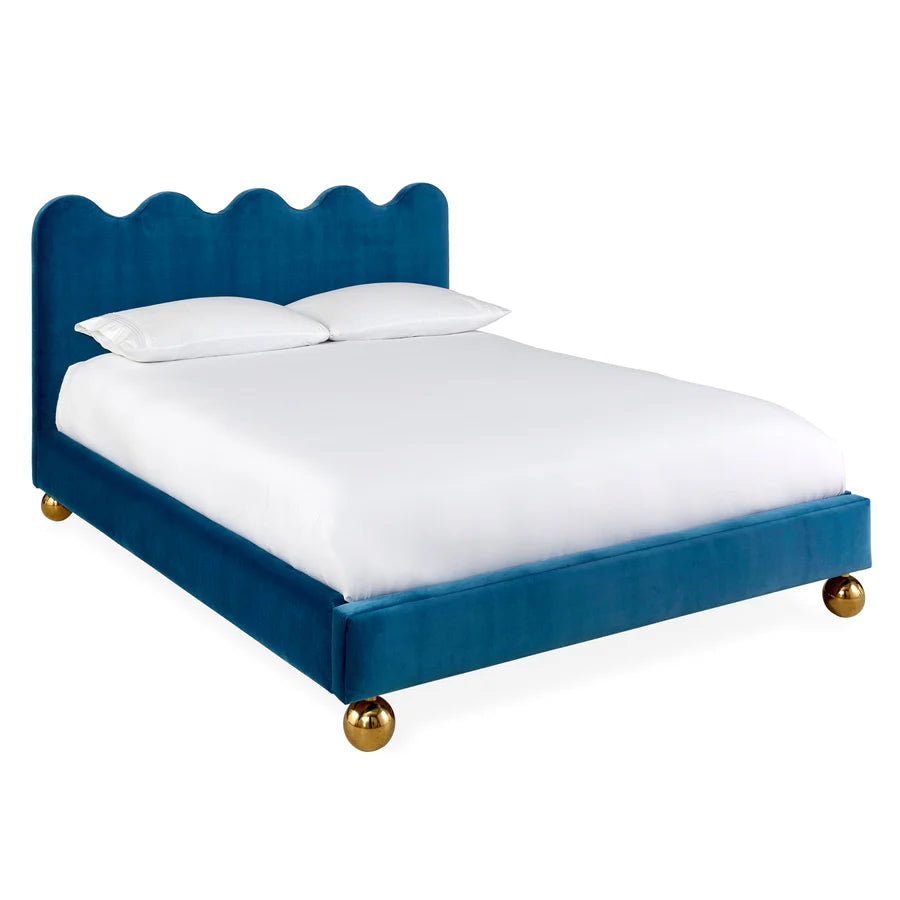 Ripple Queen Bed- Venice Peacock