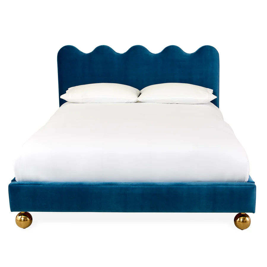 Ripple King Bed - Venice Peacock