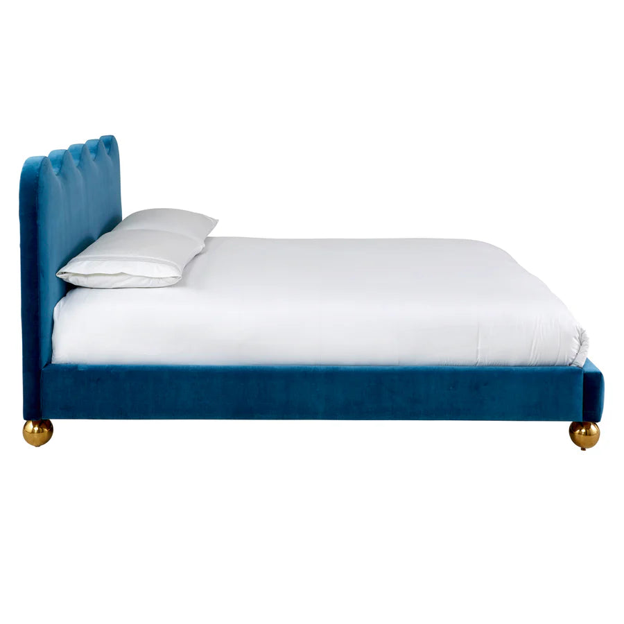 Ripple King Bed - Venice Peacock