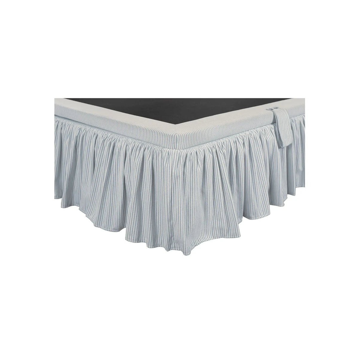 Nikolai Storage Bed Light Blue Stripe