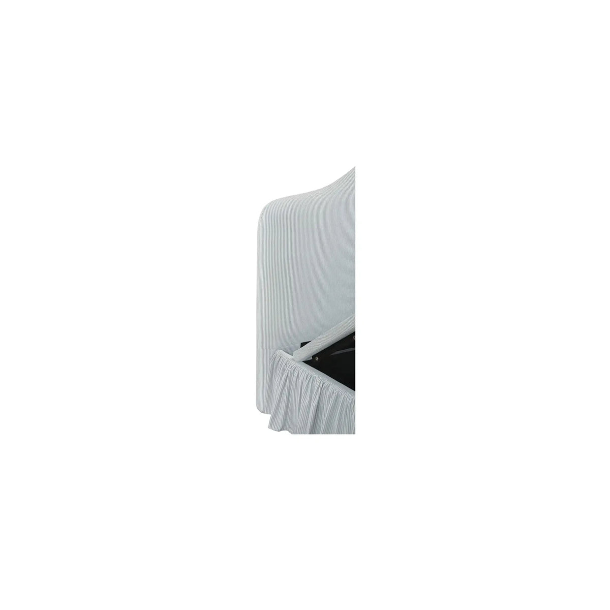 Nikolai Storage Bed Light Blue Stripe