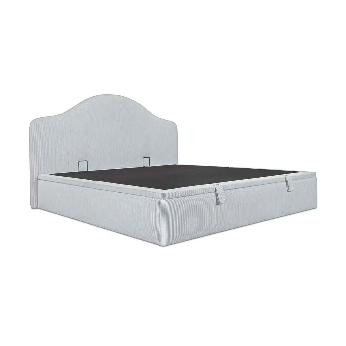 Nikolai Storage Bed Light Blue Stripe