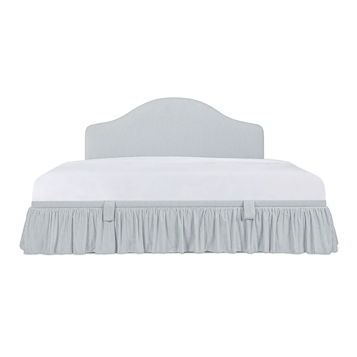 Nikolai Storage Bed Light Blue Stripe
