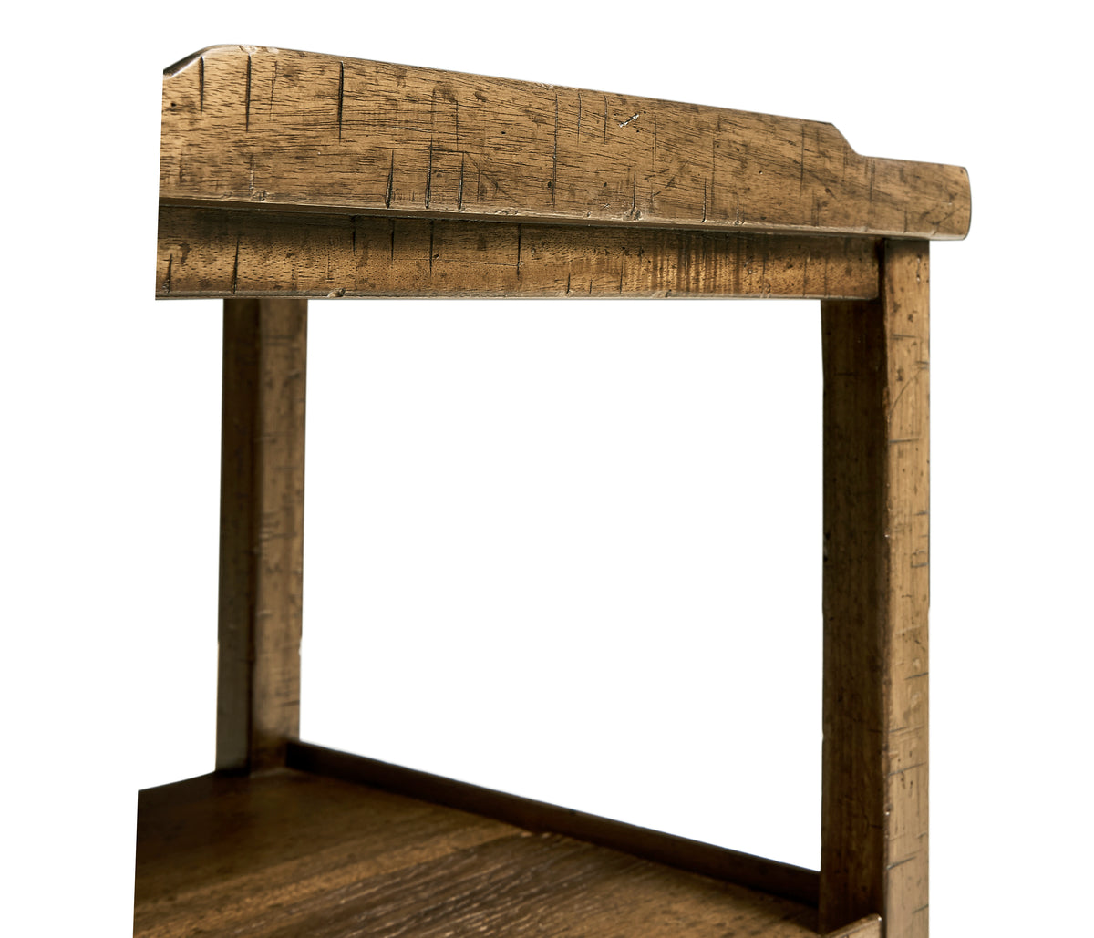 Casual Square Lamp Table - Medium Driftwood