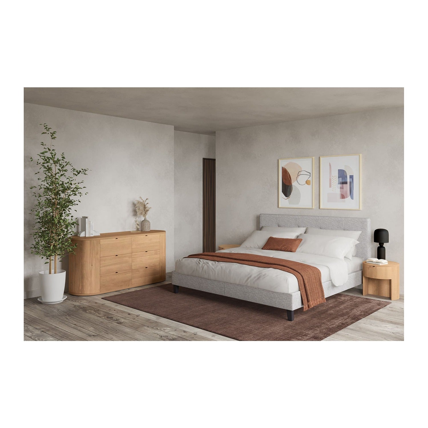 Leif 6 Drawer Dresser Natural