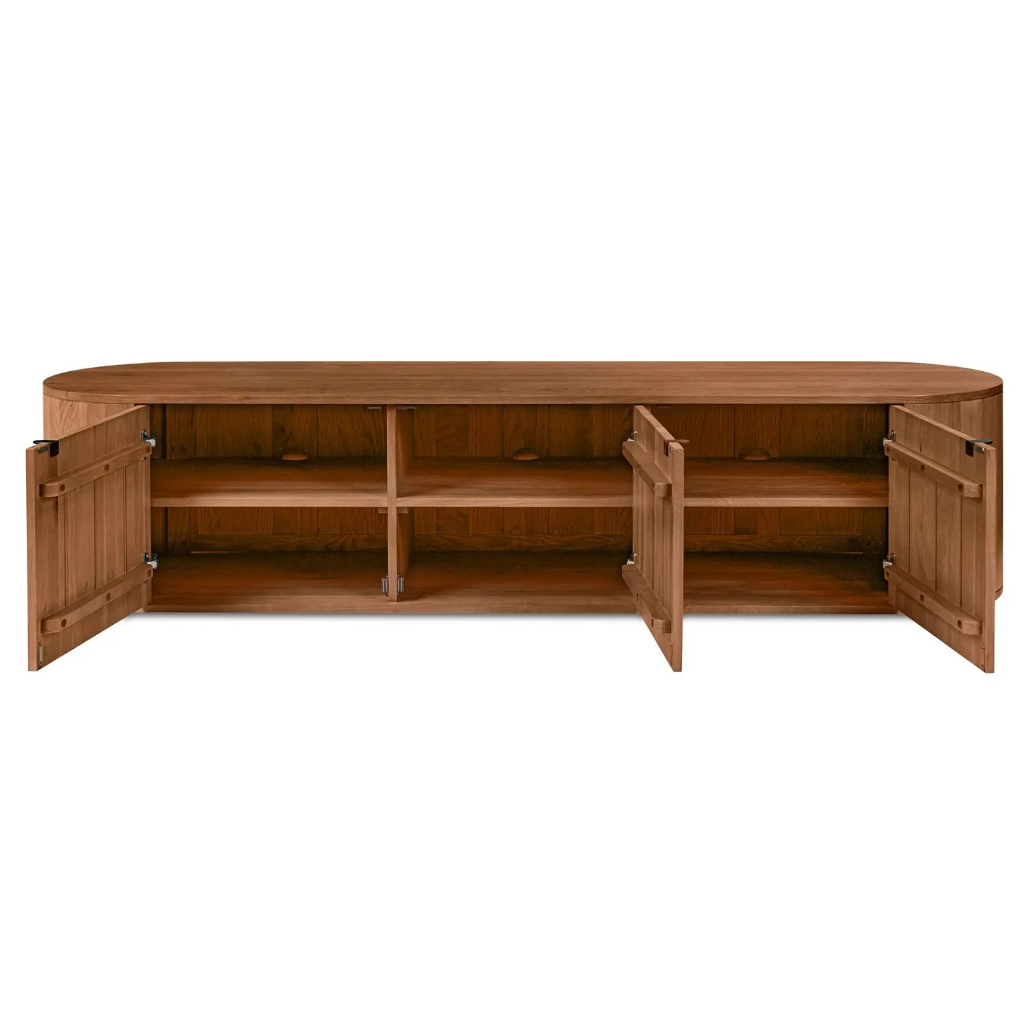 Leif Media Bench - Brown