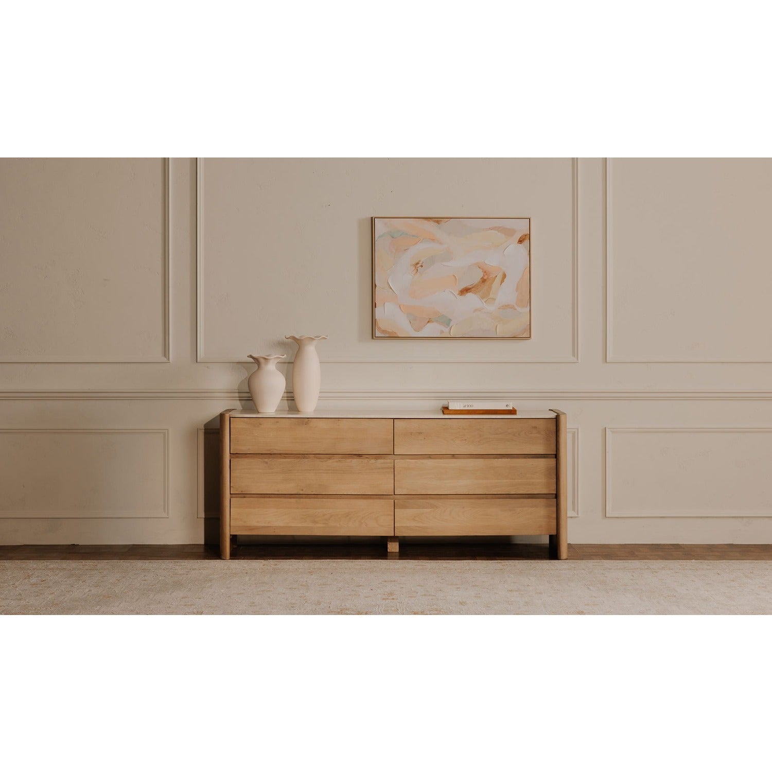 Levisa 6 Drawer Dresser Natural
