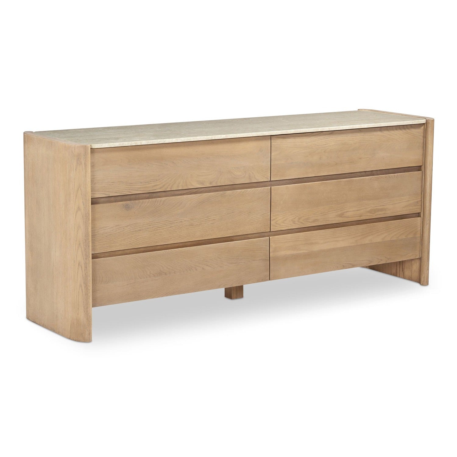 Levisa 6 Drawer Dresser Natural
