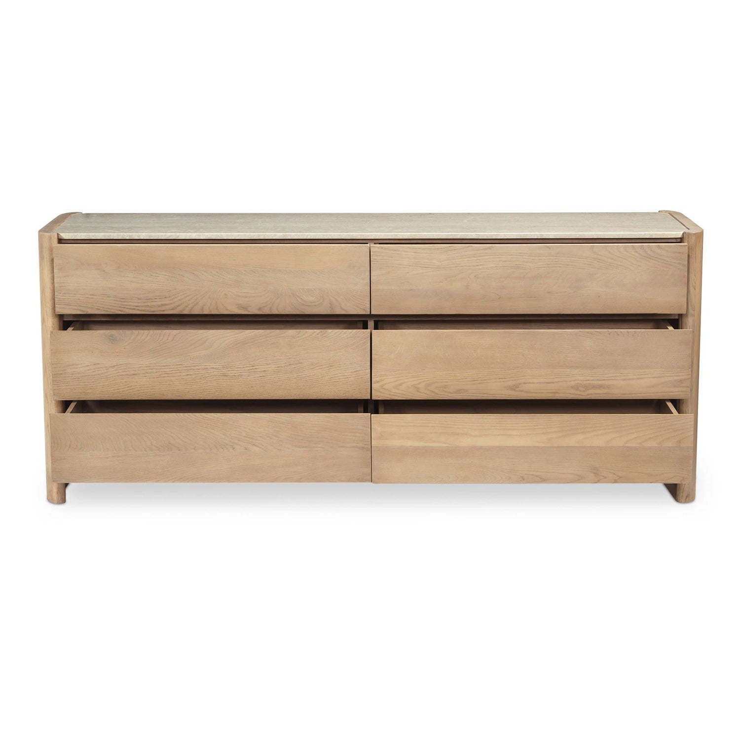 Levisa 6 Drawer Dresser Natural