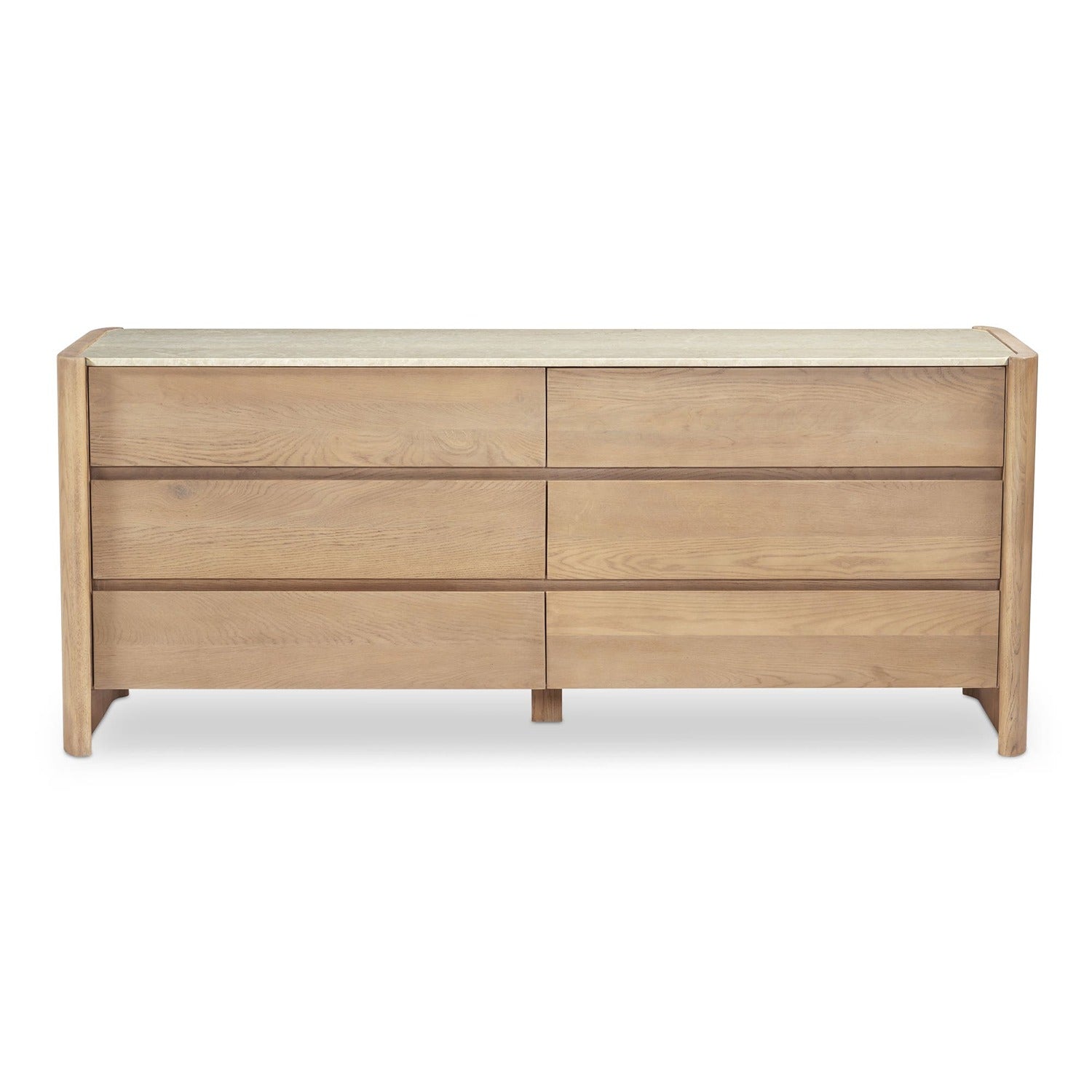 Levisa 6 Drawer Dresser Natural