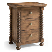 Tamarisk 3-Drawer Narrow Nightstand