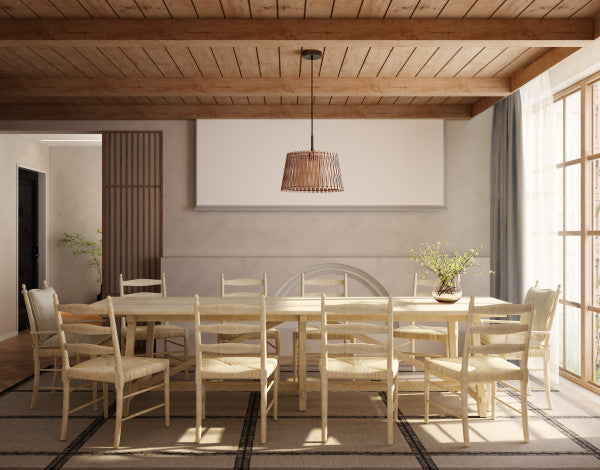 Timeless Sidereal French Laundry Table in Stripped Oak