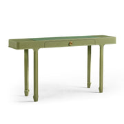 Polly Lacquer Console Table, Avocado