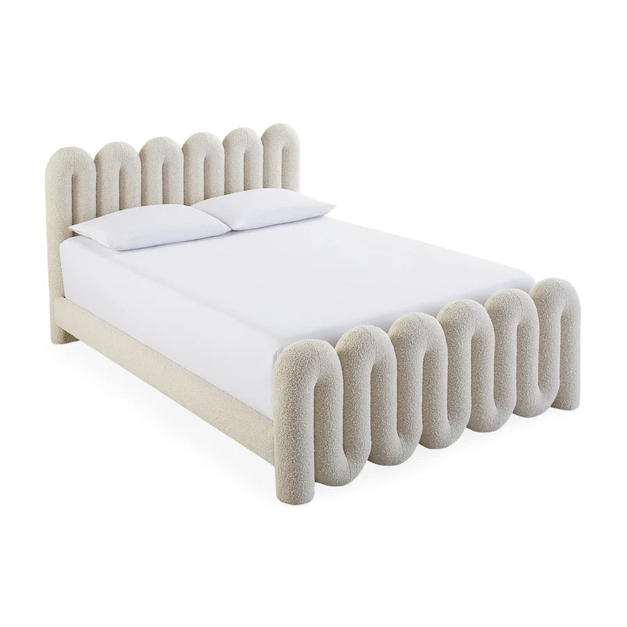 Serpentine Queen Bed