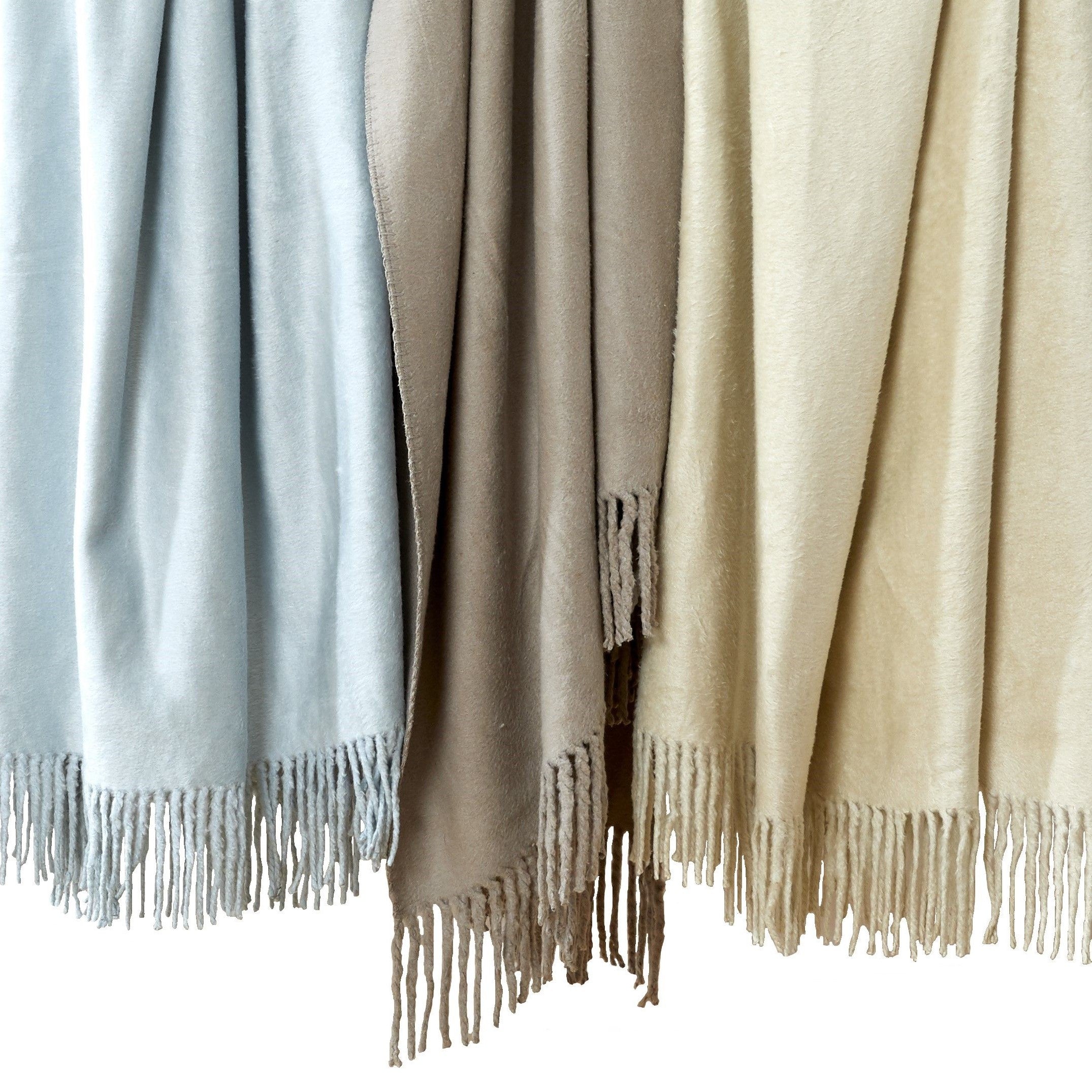 Plaza Silk Throw with Fringe