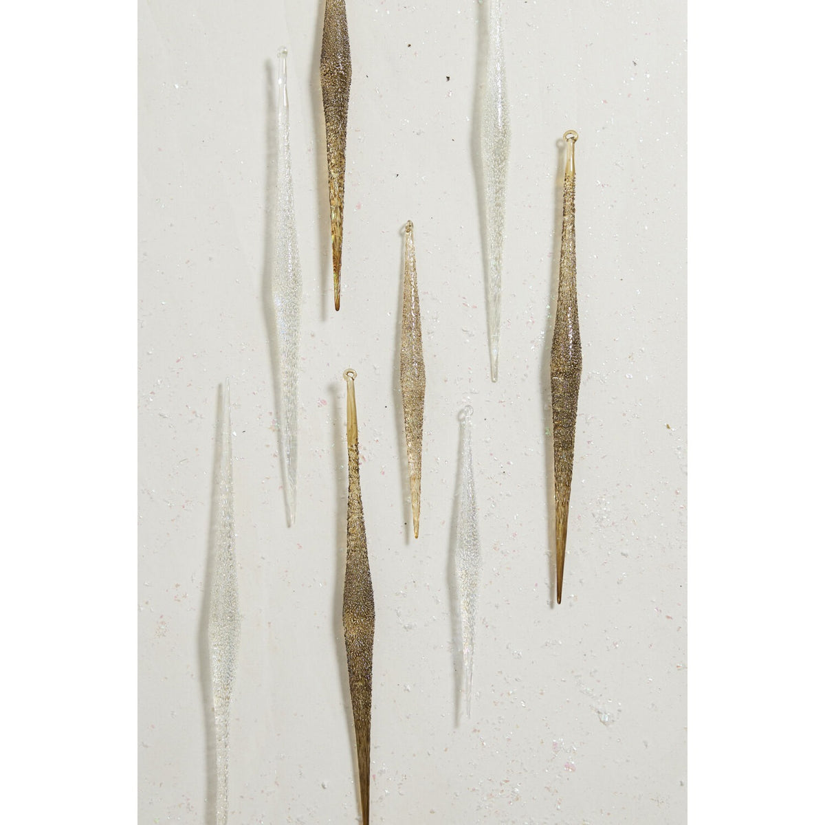 Sparkle Icicle Ornament - Set of 6