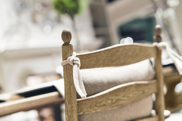 Timeless Doppler Ladderback Side Chair in Stripped Oak