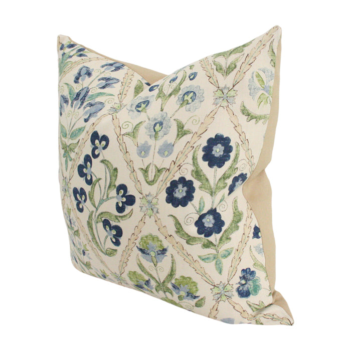 Susani Trellis Blue and Green - Set of 2