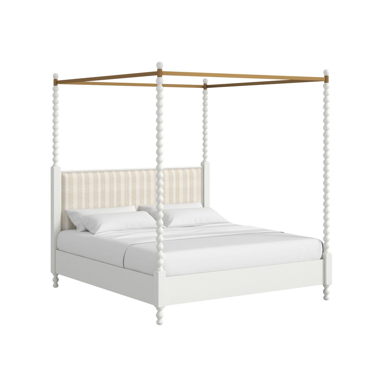 Haven Upholstered Canopy Bed, King