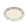 Oval Platter Vila - Beige Blue
