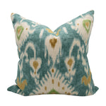 Tilbury Teal and Green Ikat (Last Chance)