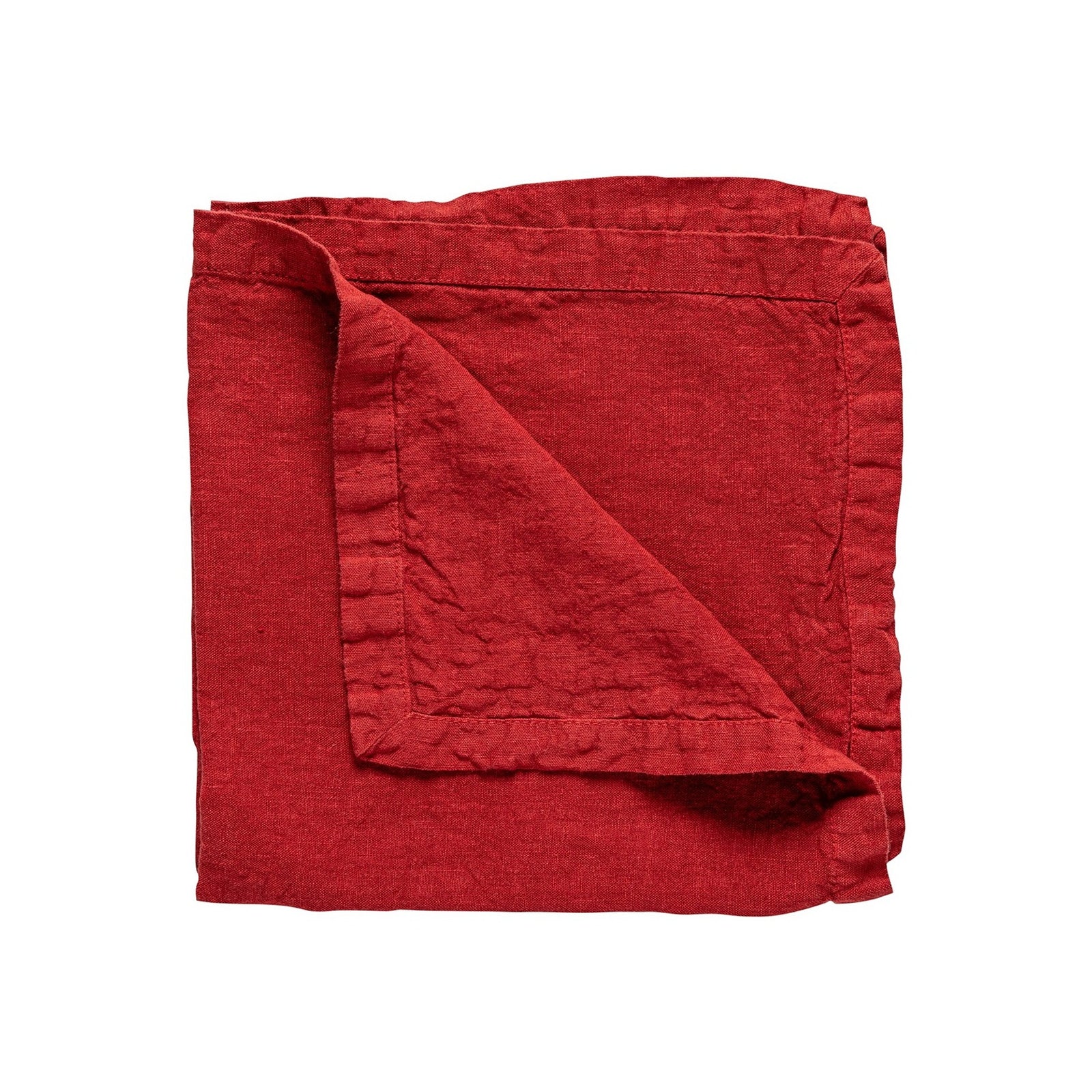 Runner 100% Linen Maria Set of 2 - Chili Pepper