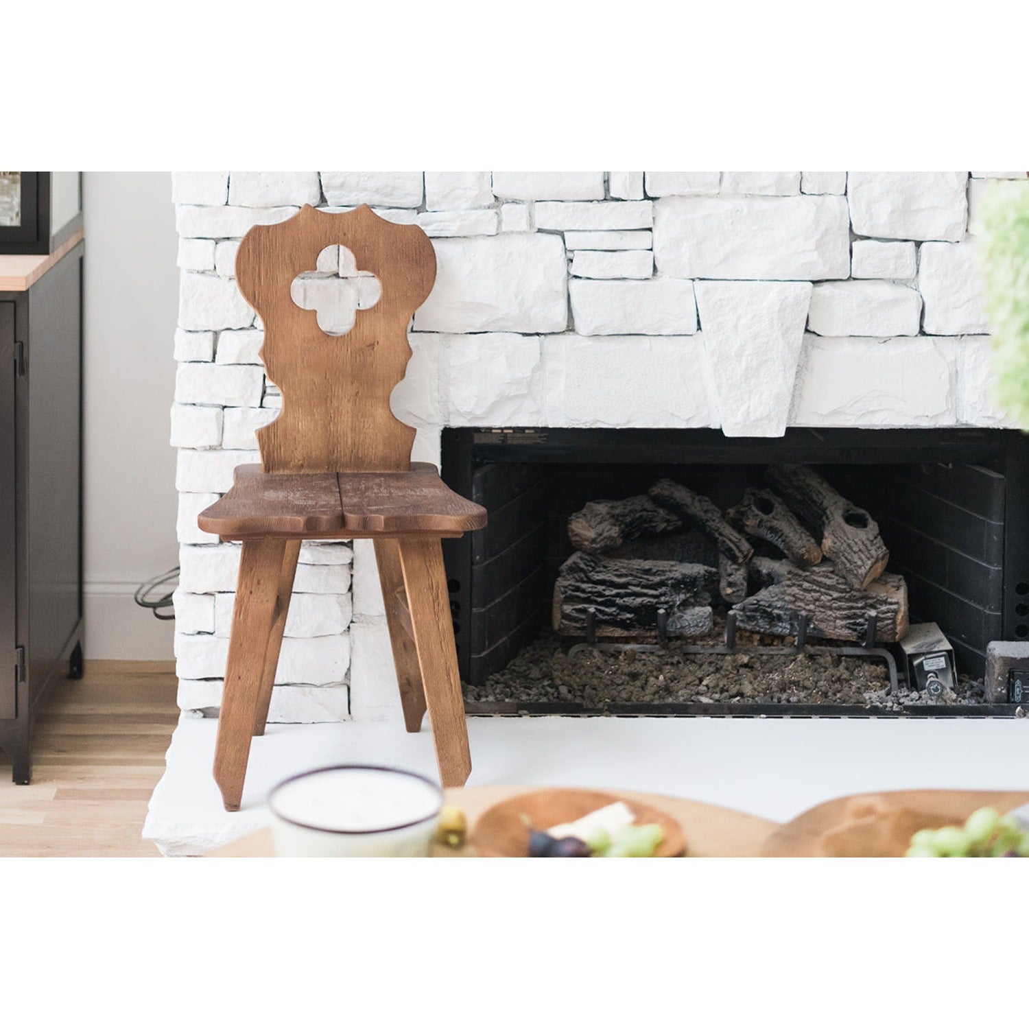 Tyrol Accent Chair, Natural Clover