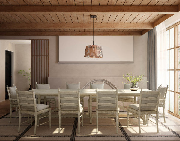 Timeless Doppler Ladderback Side Chair in Stripped Oak