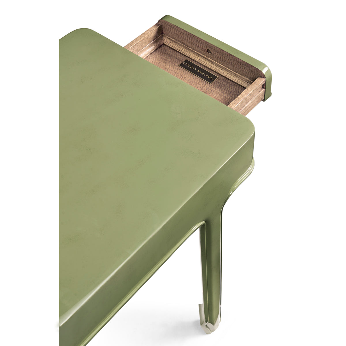 Polly Lacquer End Table - Avocado